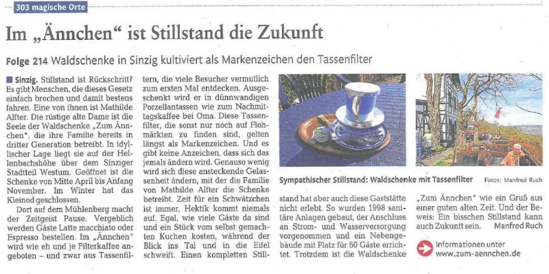 Presse Bericht Rhein Zeitung 2013